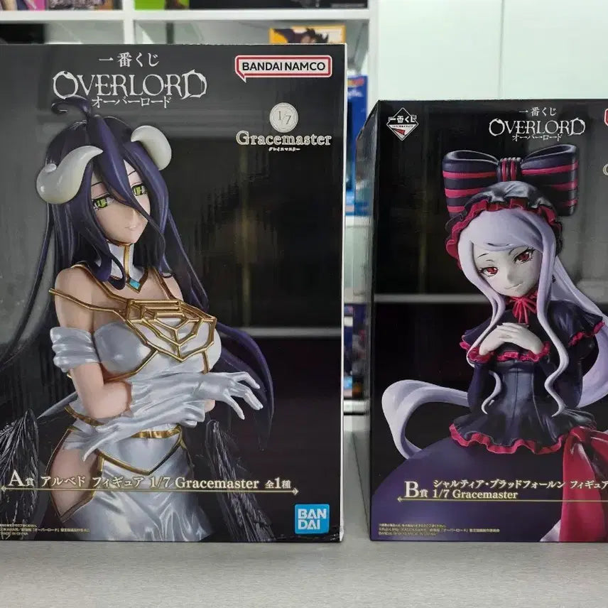 [BUNJANG] Overlord Ichiban Kuji Figure Set A &amp; B 1/7 Gracemaster Bundle / 미개봉 오버로드 제일복권 피규어 A상, B상 세트 1/7 Gracemaster 일괄