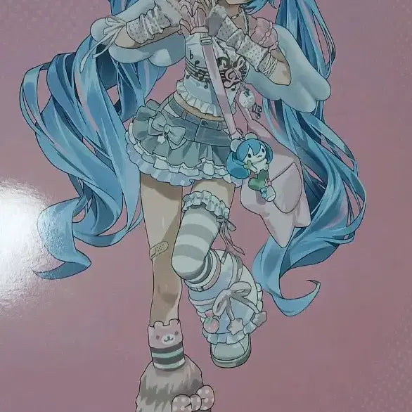 [BUNJANG] Vocaloid Miku WithMU Popup Goods Bundle Set (Poster, Stickers, Card Tickets) / 보컬로이드 미쿠 위드뮤 팝업 굿즈 일괄 (포스터, 스티커, 카드텍)
