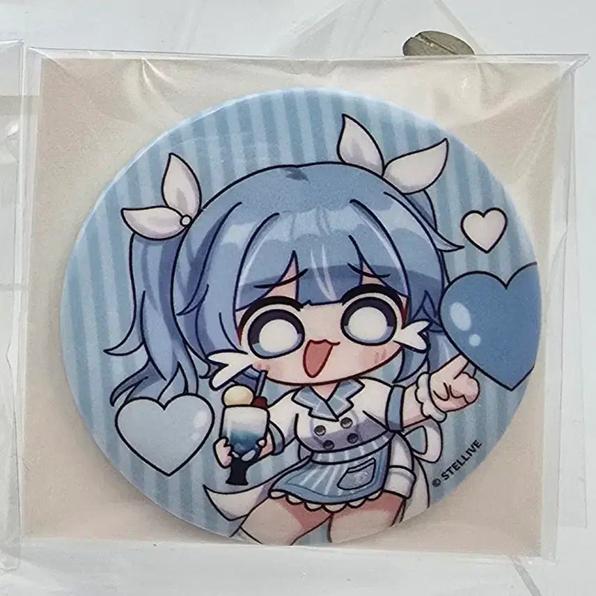 [BUNJANG] Anipluse Stellive Tabi Can Badge (Sealed) / 애니플러스 스텔라이브 타비 캔뱃지 미개봉
