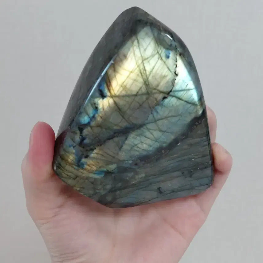 [BUNJANG] Medium Labradorite Freeform / 레어컬러) 중형 래브라도라이트 프리폼 (영상있음)