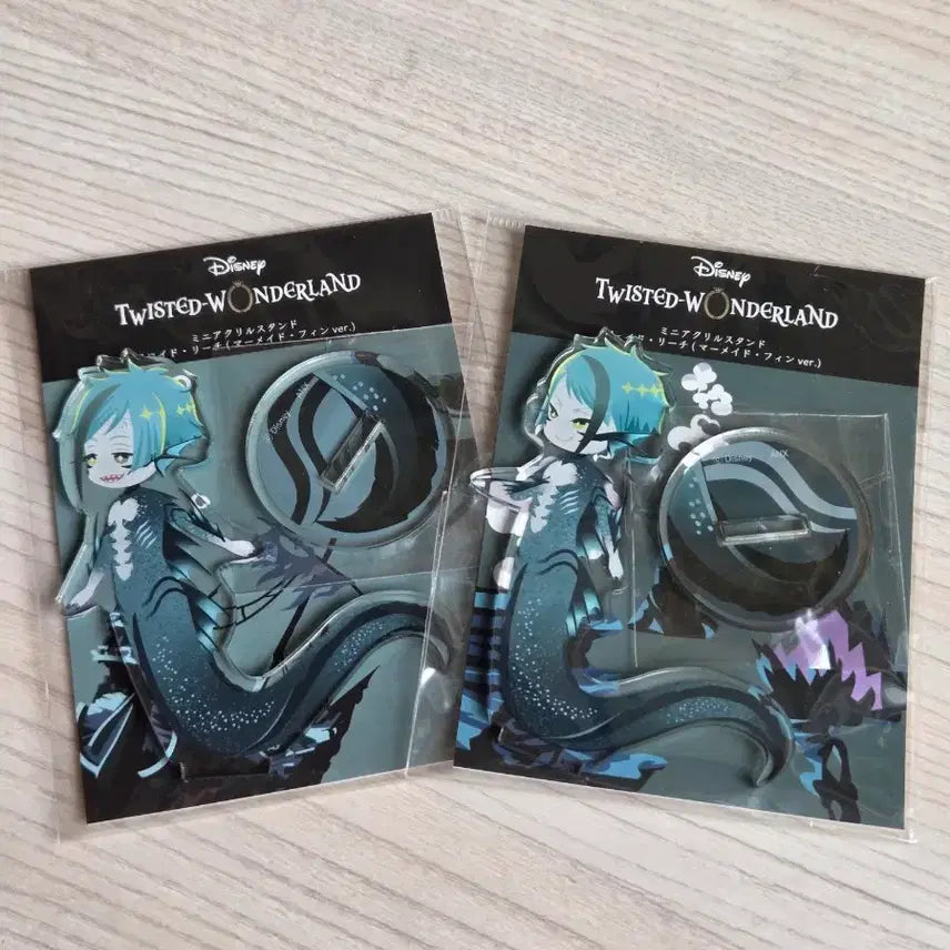[BUNJANG] Twisted Wonderland Mermaid Pin Acrylic Stand Jade Floyd Bundle Set / (일괄) 트위스테 머메이드 핀 아크릴 스탠드 제이드 플로이드