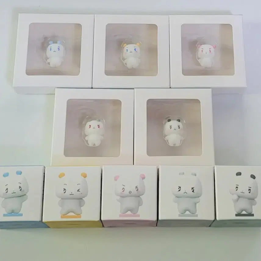 [BUNJANG] MemeMiMu Monitor Figure + Cable Protector Bundle Set (Sealed) / 므메미무 모니터 피규어 + 케이블 프로텍터 일괄 미개봉 새상품