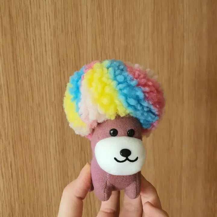 [BUNJANG] San-X Classic Afuromoken Plush / 산엑스 고전 아프로켄 인형 솜사탕머리