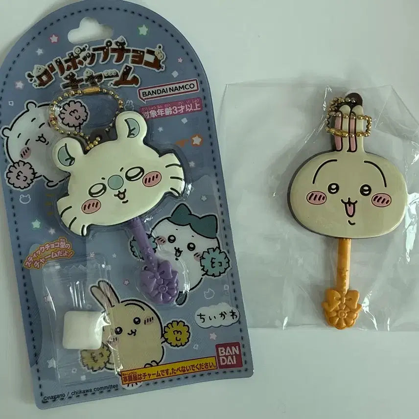 [BUNJANG] Cheekawaii Choco Charm Lollipop Momonga Usagi / 치이카와 먼작귀 초코참 롤리팝 모몽가 우사기 판매