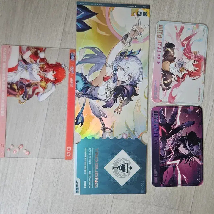 [BUNJANG] Honkai: Star Rail Exhibition Ticket + Photocard Bundle Set / 붕괴 스타레일 붕스 전시회 티켓+포카 일괄