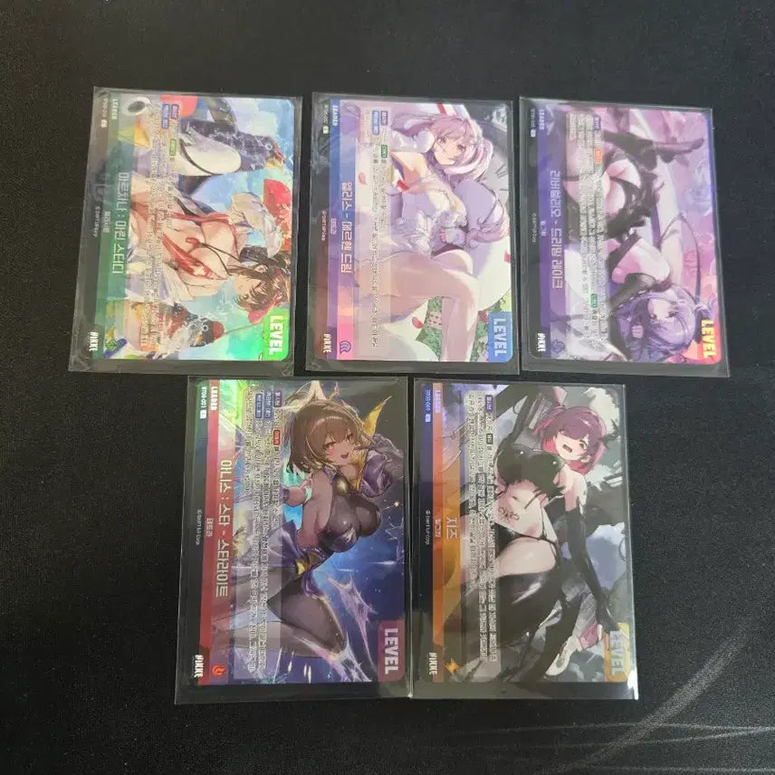[BUNJANG] Nikke Nibel Arena BT08 Leader L Card Set (5 Types) / 니케 니벨아레나 BT08 리더 L 카드 5종 세트