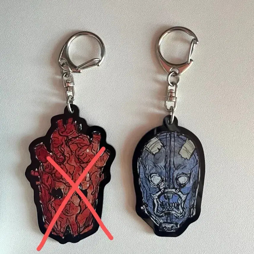 [BUNJANG] Dorohedoro Noi Mask Keychain / 도로헤도로 노이 마스크 키링