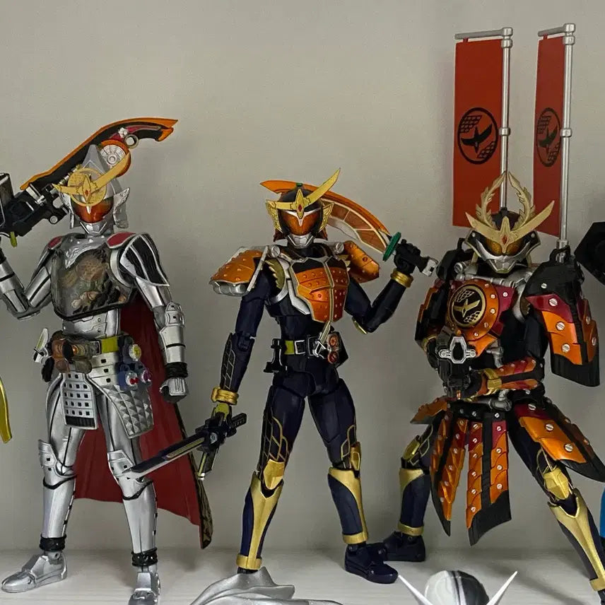 [BUNJANG] S.H.Figuarts Kamen Rider Gaim Kachidoki &amp; Kiwami Arms Figures / 가면라이더 shf 가이무,카치도키,키와미암즈 (진골X)