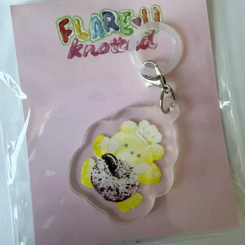 [BUNJANG] FlareU Kang Woojin Noted Keyring / 플레어유 최립우 강우진 노티드 키링 특전