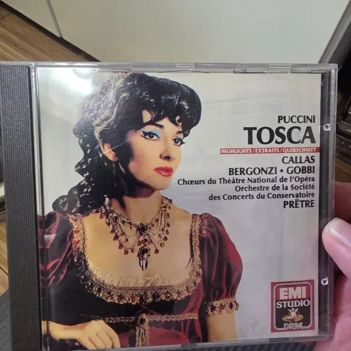 [BUNJANG] Puccini Tosca Highlights CD Maria Callas / 푸치니 토스카 하이라이트 CD 마리아 칼라스 주연
