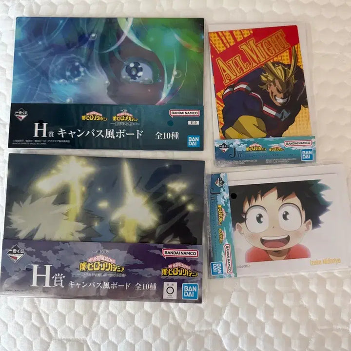 [BUNJANG] My Hero Academia Canvas Board &amp; Postcard Bundle Set / 나의 히어로 아카데미아 캔버스 보드 2종+엽서 2종 일괄