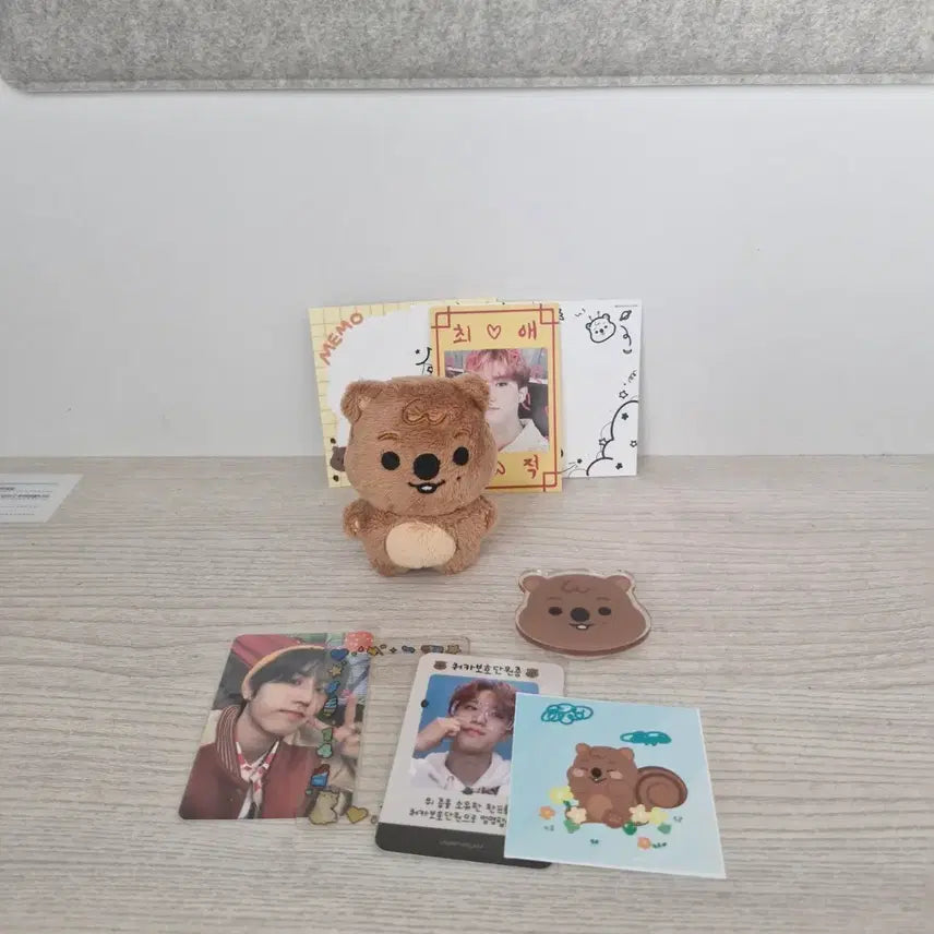 [BUNJANG] Stray Kids Han Unofficial Goods Doll Bundle Set / 스트레이키즈 한 비공굿 인형