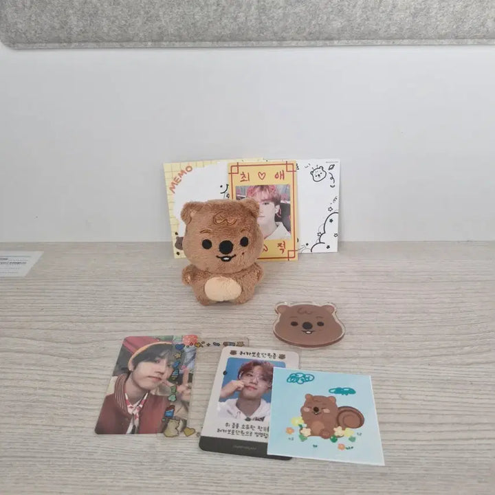 [BUNJANG] Stray Kids Han Unofficial Goods Doll Bundle Set / 스트레이키즈 한 비공굿 인형