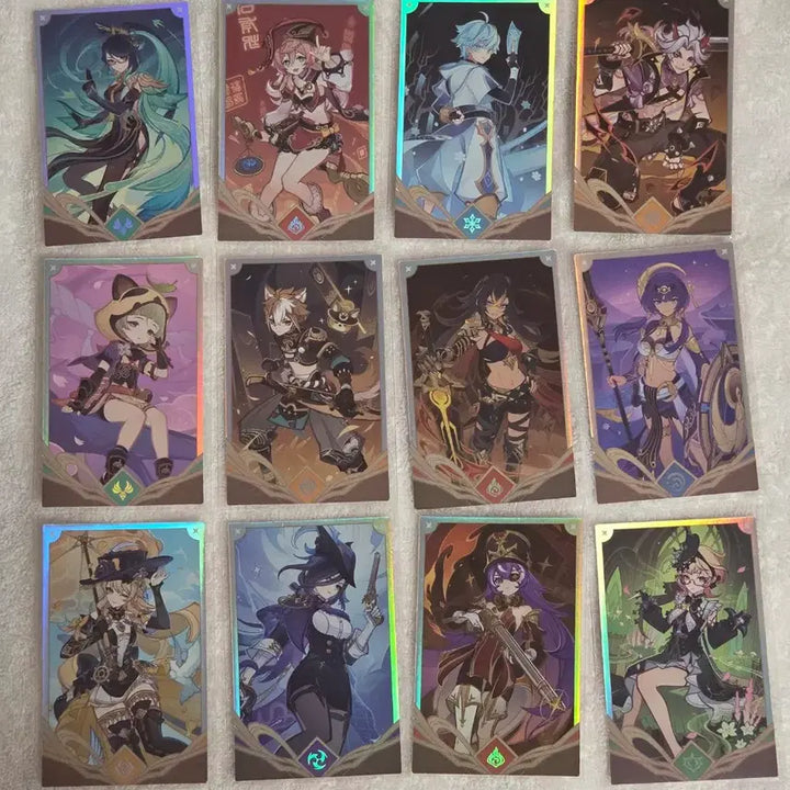 [BUNJANG] Genshin Impact Cafe Ilsungso 24 Card Bundle Set / 원신 카페 일성소 24장 일괄