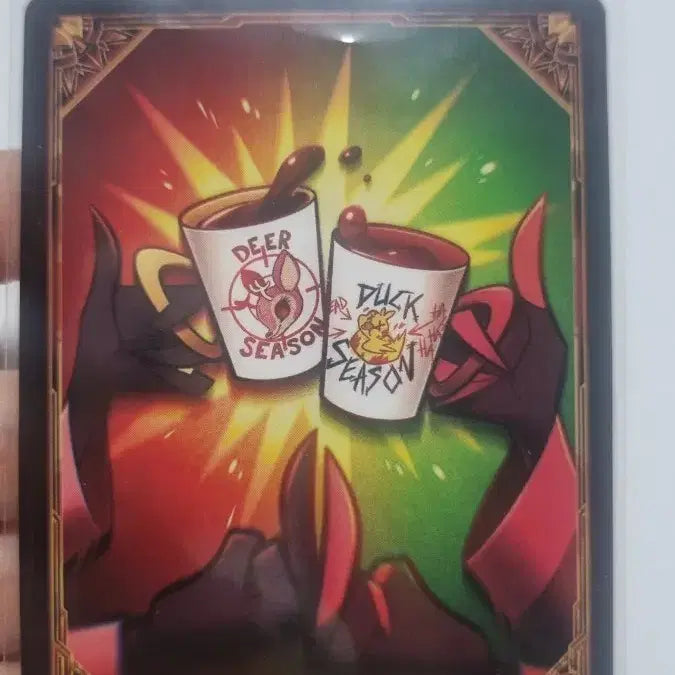 [BUNJANG] Hazbin Hotel Alastor Lucifer Trading Card (Dad Mugs, 2nd Edition, Non-Foil) / 해즈빈 호텔 트레카 Dad Mugs 알래스터 루시퍼 논포일