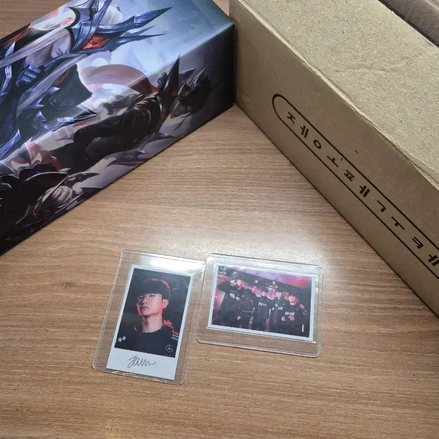 [BUNJANG] T1 Faker 23-24 Championship Desk Mat Photocard / T1 23,24 우승 장패드 페이커 포카