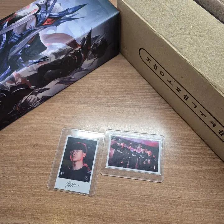 [BUNJANG] T1 Faker 23-24 Championship Desk Mat Photocard / T1 23,24 우승 장패드 페이커 포카