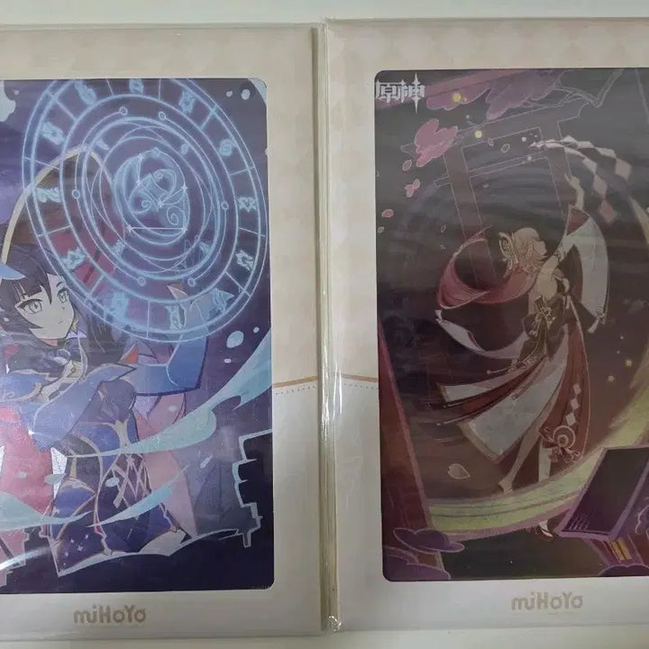 [BUNJANG] Genshin Impact Color Prints Set / 원신 색지 2개 세트