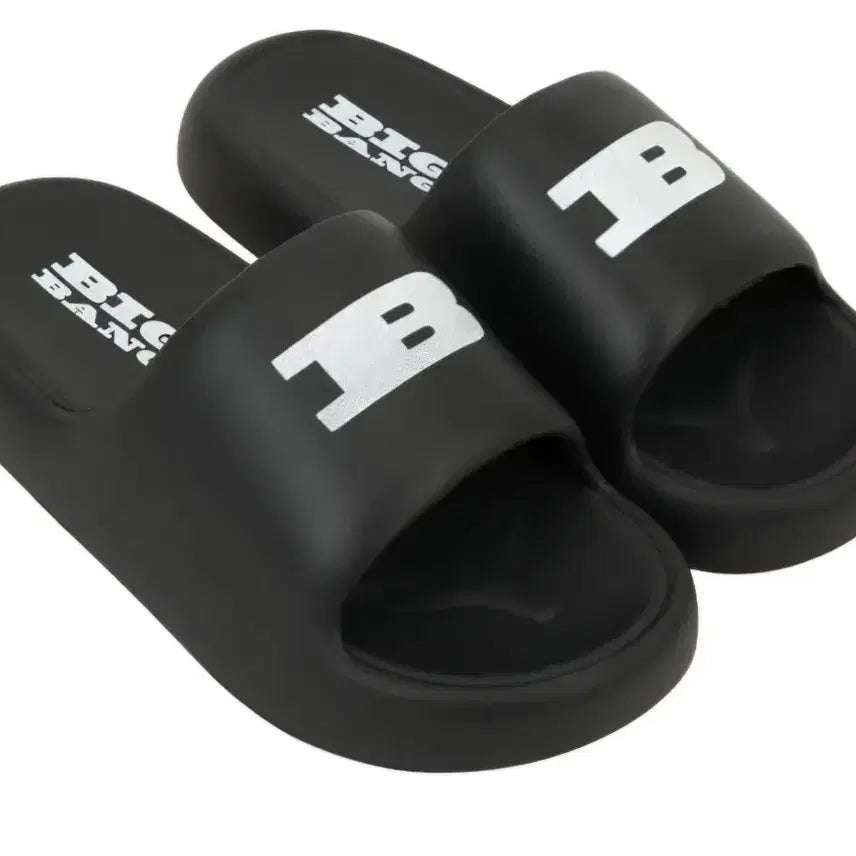 [BUNJANG] BIGBANG 20th Anniversary Black Slide Slippers S (230-250) / 빅뱅 20주년 슬라이드 검정슬리퍼 s(230~250)