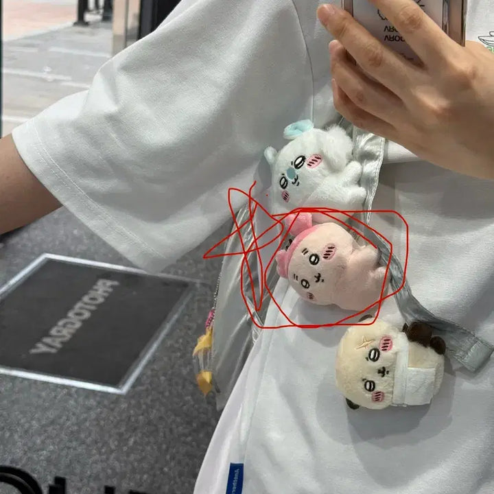[BUNJANG] Chiikawa Clip Plushie Crab / 치이카와 클립 누이구루미 카니