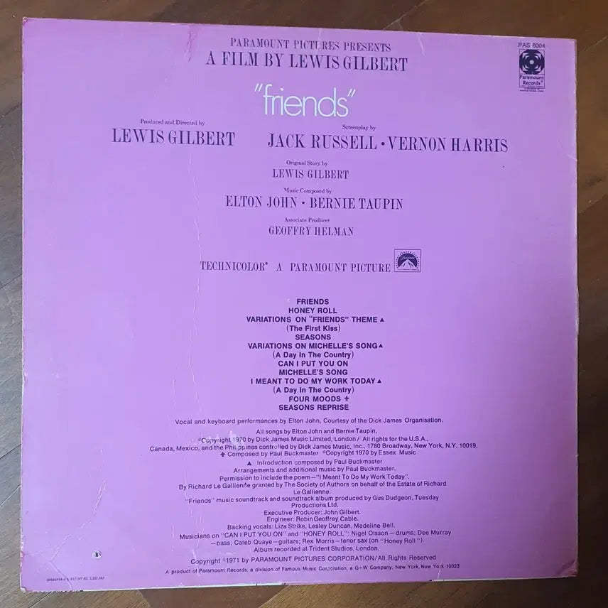 [BUNJANG] Elton John Friend LP / 엘튼존EltonJohn Friend lp미국