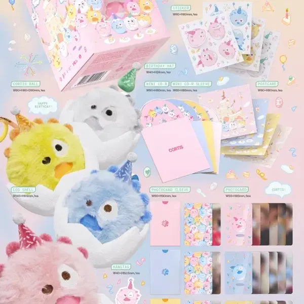 [BUNJANG] CORTISBAL Pink Yellow Sealed / 코르티스볼 핑크 노랑 양도 생일파티 판매