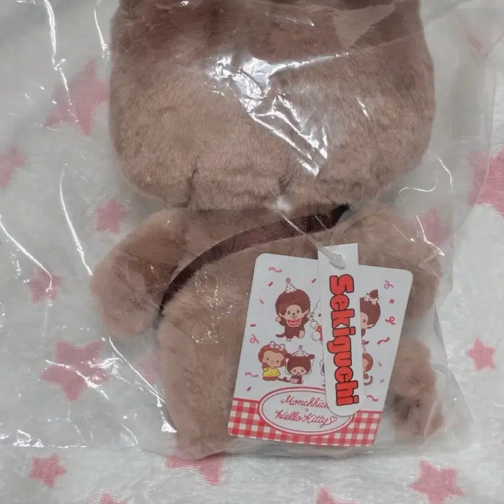 [BUNJANG] Monchhichi Hello Kitty Gingham Check S Doll / 몬치치 헬로 키티 깅엄 체크 S 인형
