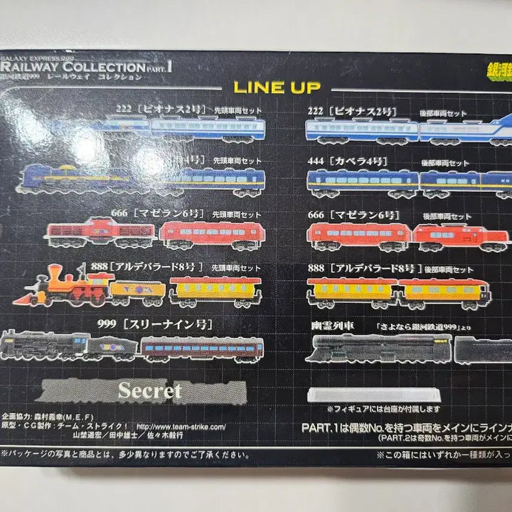 [BUNJANG] Galaxy Express 999 Railway Collection Figure Set Part 1 (10 Types) / 은하철도 999  철도 컬렉션 피규어 10종 파트 1