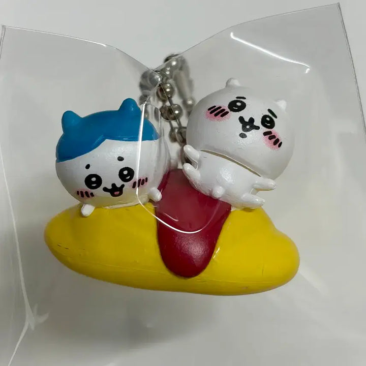 [BUNJANG] Monjaku Chiikawa Tabemono Omurice Figure Keychain / 먼작귀 치이카와 타베모노 오므라이스 피규어 키링
