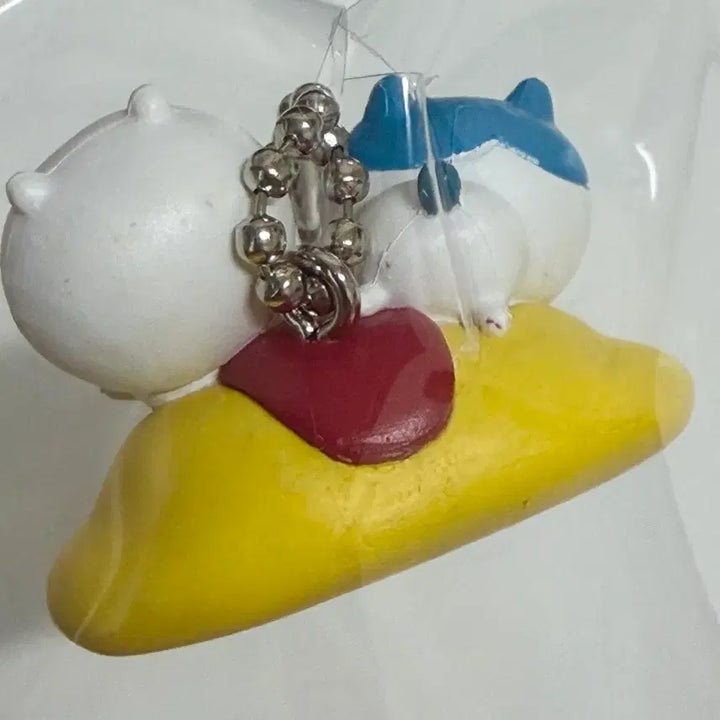 [BUNJANG] Monjaku Chiikawa Tabemono Omurice Figure Keychain / 먼작귀 치이카와 타베모노 오므라이스 피규어 키링