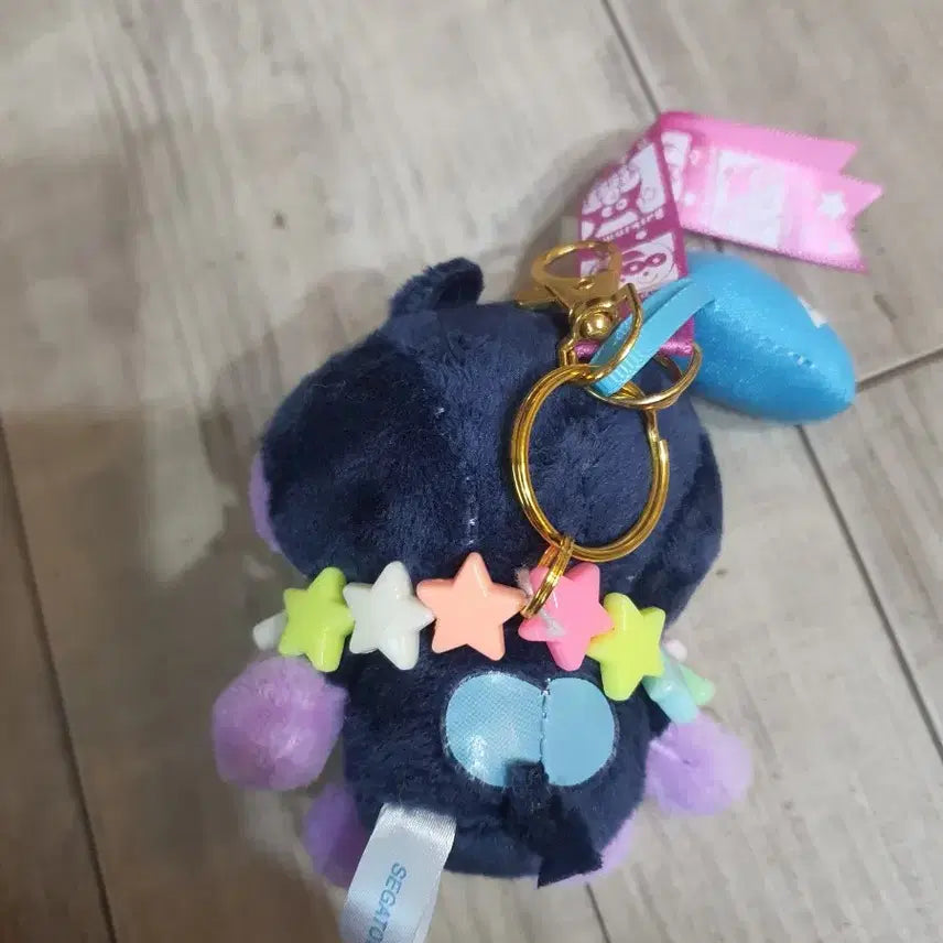 [BUNJANG] Baikanman Plush Keychain with Star Charm / 세균맨 인형 키링