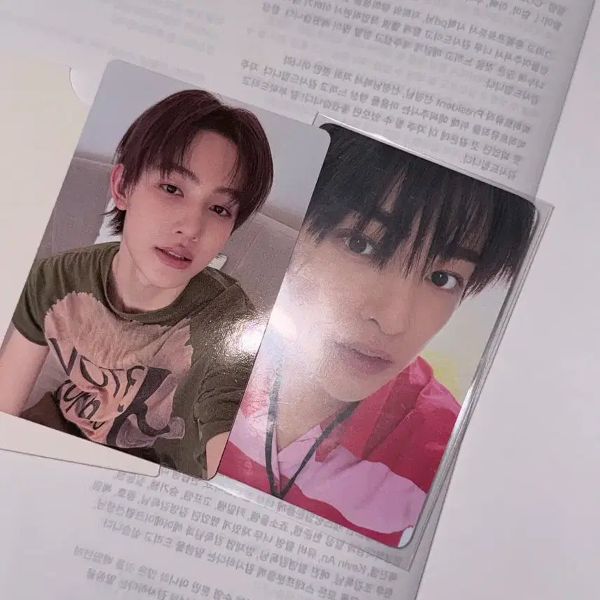 [BUNJANG] Cortis Corezone Sung Hyun, Geon Ho Photocard Set / 코르티스 코어존 성현 건호 포카 set