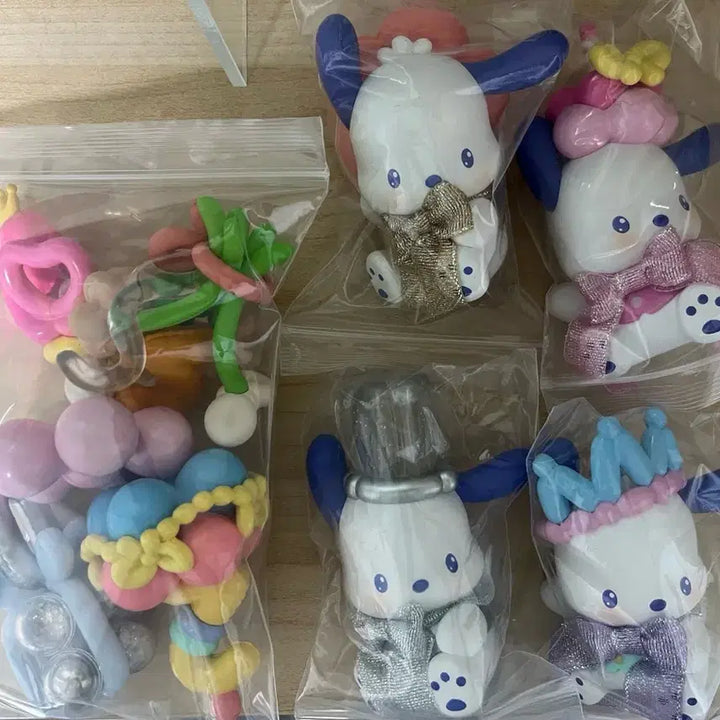 [BUNJANG] Pochacco Birthday Balloon Party Figure Bundle / 포차코 생일 풍선파티 벌룬파티 피규어일괄