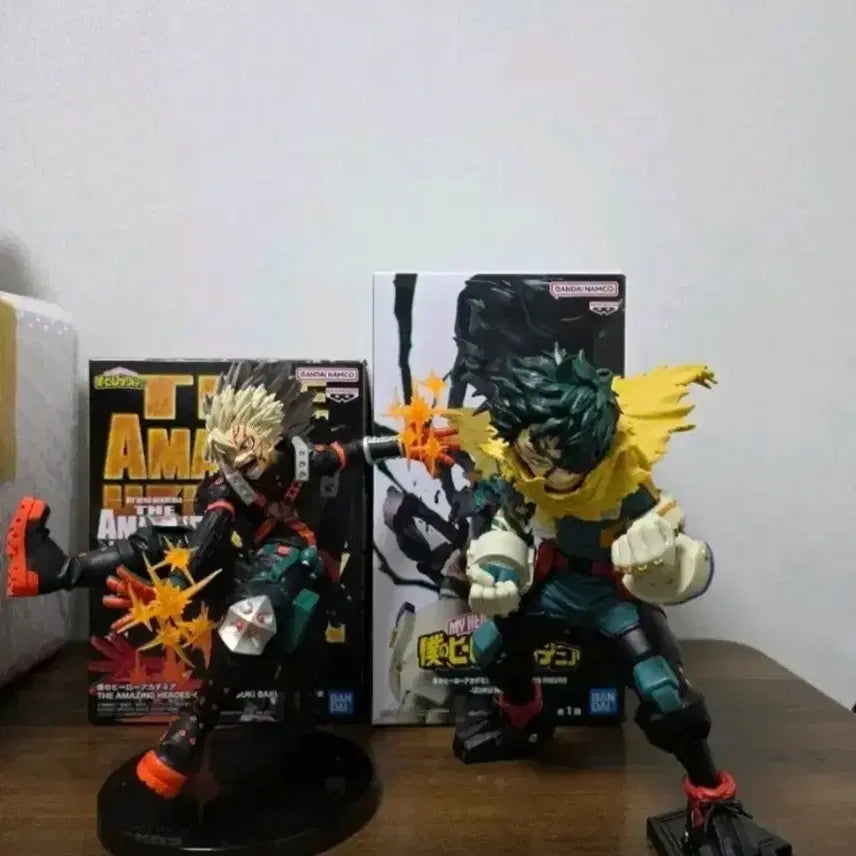 [BUNJANG] My Hero Academia Bakugo &amp; Midoriya Bundle Set Figure / 히로아카 바쿠고 + 미도리야 피규어 일괄 양도