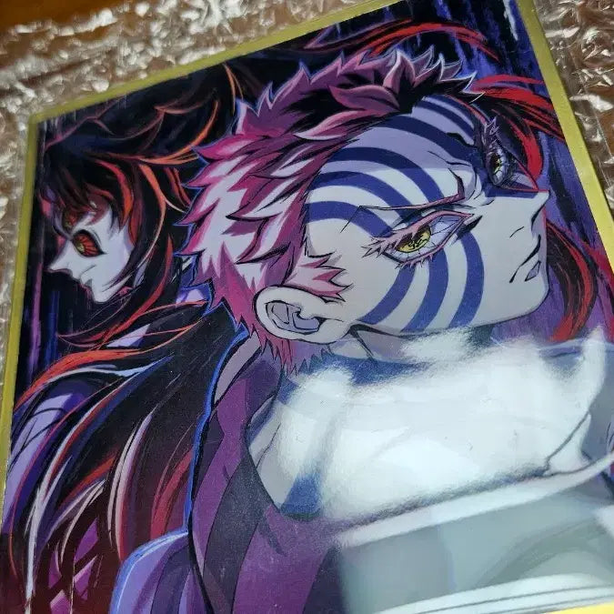 [BUNJANG] Demon Slayer Web Shop Kuji Acrylic Panel Kokushibo Akaza / 귀멸의 칼날 웹샵 쿠지 아크릴색지 코쿠시보 아카자