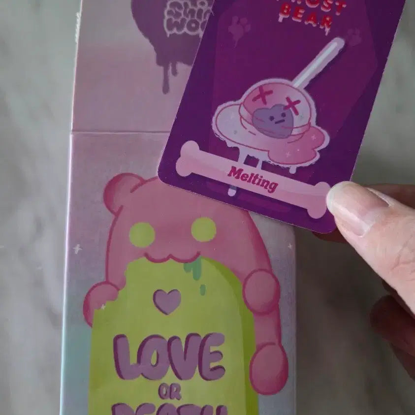 [BUNJANG] Shinwoo Ghost Bear Love or Dead Melting Photocard / 신우 고스트베어 러브오어데스 멜팅 판매