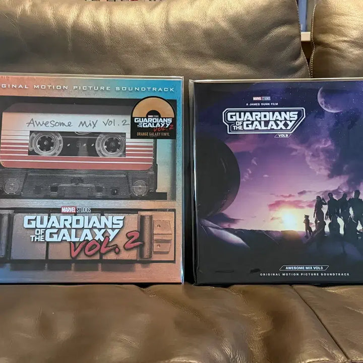 [BUNJANG] Guardians of the Galaxy Vol. 2 &amp; Vol. 3 Limited Edition Colored Vinyl LP Set (Sealed) / 미개봉 세트) 가디언즈오브갤럭시 2 3 lp 컬러반 가오갤