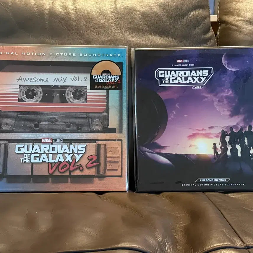 [BUNJANG] Guardians of the Galaxy Vol. 2 &amp; Vol. 3 Limited Edition Colored Vinyl LP Set (Sealed) / 미개봉 세트) 가디언즈오브갤럭시 2 3 lp 컬러반 가오갤