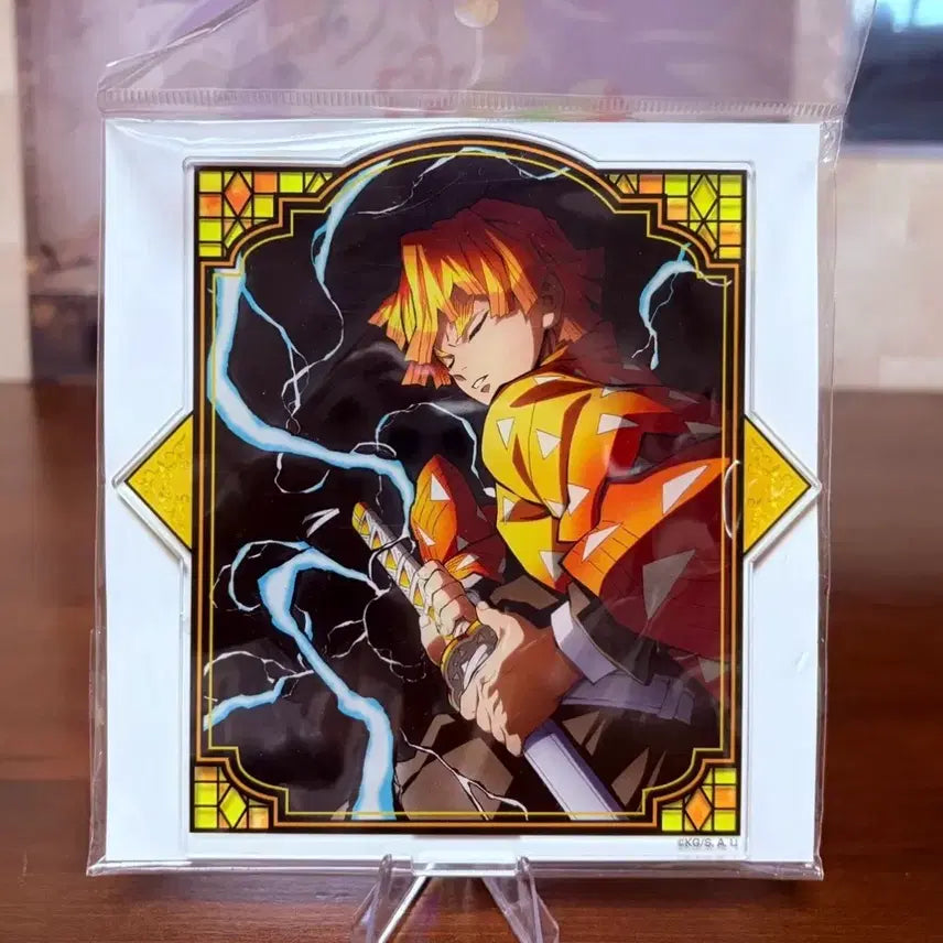 [BUNJANG] Demon Slayer Zenitsu Agatsuma "Total Concentration" Acrylic Stand (Sealed) / 미개봉-귀멸의칼날 젠이츠 전집중전 마스코트 아크릴 스탠드