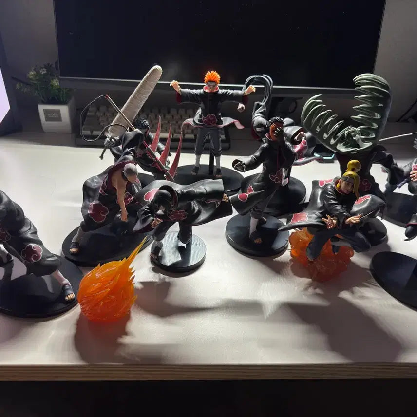[BUNJANG] Naruto Akatsuki Figure Set (11 Pieces) / 아카츠키 피규어 세트 일괄 급처