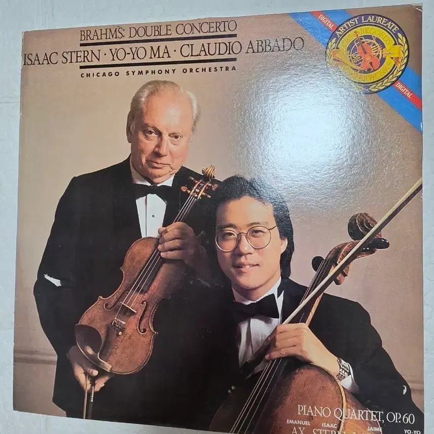 [BUNJANG] Johannes Brahms Double Concerto Yo-Yo Ma Violin Cello LP Vinyl Record / 브람스 더블 콘체르토 요요마 바이올린 첼로 LP