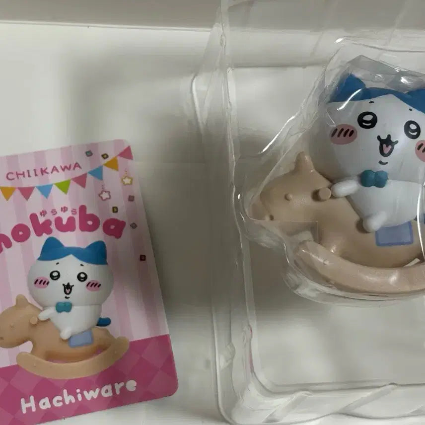 [BUNJANG] Chiikawa Mocupi Rocking Horse Figure Collection / 치이카와 흔들흔들 모쿠바 목마 피규어 컬렉션 하치와레