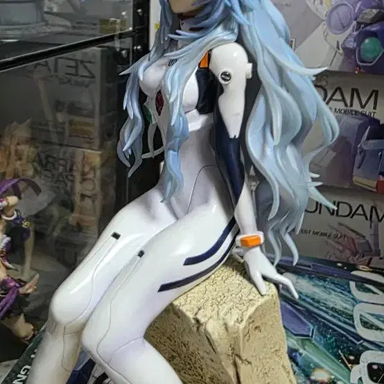 [BUNJANG] Evangelion Rei Ayanami Long Hair Figure (Unsealed) / 에반게리온 레이 롱헤어 개봉품