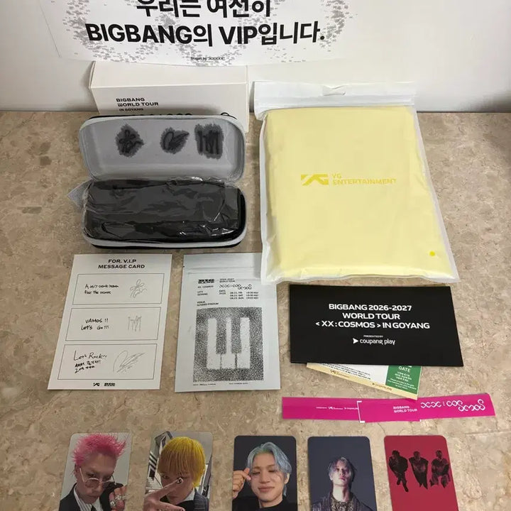 [BUNJANG] BIGBANG 20th Anniversary VIP Membership Kit + MD POB Photocard + Lightstick + Mini Lightstick Keychain Bundle Set / 빅뱅20주년 vip멤버쉽 키트+ md특전포카+ 뱅봉+미니뱅봉키링 일괄팝니다