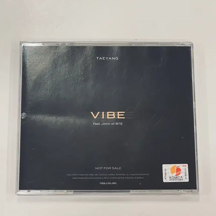[BUNJANG] Taeyang VIBE (Feat. Jimin of BTS) Promotion CD / 태양 VIBE CD