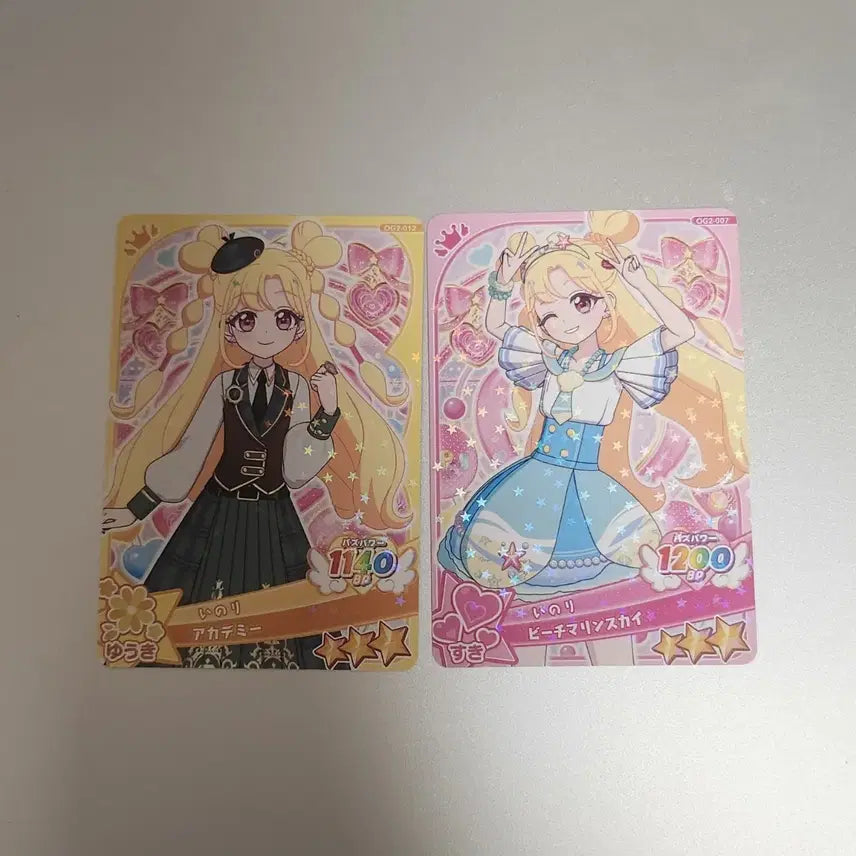 [BUNJANG] Onegai Friends Inori Gummi Card Set / 오네가이 아이프리 이노리 구미카드 오네프리