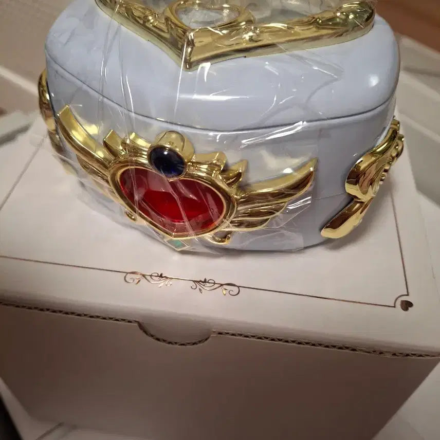 [BUNJANG] Clue Wedding Peach Jewelry Box Set with Lenticular Peach Card / 클루 웨딩피치  보석함 세트