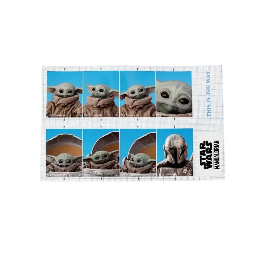 [BUNJANG] The Mandalorian Grogu Proof Photo Sticker / 만달로리안 그로구 증명사진 스티커
