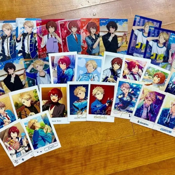 [BUNJANG] Ensemble Stars Knights (Ritsu, Arashi, Tsukasa) Pashacards Bundle Set / 앙스타 나이츠 리츠 아라시 츠카사 파샤 파샷츠 클카 일괄