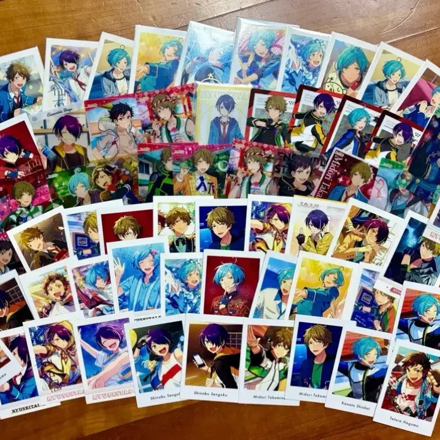 [BUNJANG] Ensemble Stars! Yuuseitai Kanata Midori Tetora Shinobu PASH card Bundle Set / 앙스타 유성대 카나타 미도리 테토라 시노부 파샤 파샷츠 클카 일괼